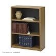 Safco 7171MO Medium Oak 3-Shelf ValueMate Economy Bookcase