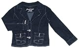 Girls' Black Denim Blazer