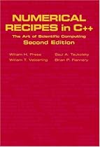 Numerical Recipes in C++: The Art of Scientific Computing