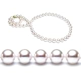 AAA Quality 18 Inch Round 7-7.5mm White Akoya SaltWater Cultured Pearl Necklace
