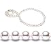 AugustinaJewelry AAA Quality 18 Inch Round 7-7.5mm White Akoya SaltWater Cultured Pearl Necklace