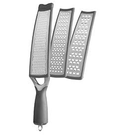 Art and Cook Long Convertible Grater, Charcoal by Art and Cook