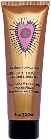 Hathor Aphrodisia Lubricant Lickeurs, Chocolate Strawberry 4oz