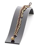Hanging bead brass gold chain ankle bracelet anklet 41c58gfjRFL. SL160 Hanging bead brass gold chain ankle bracelet anklet