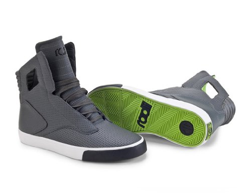 Radii Men's 'Noble Vlc'- Grey Black White High Top Fashion Sneaker product image