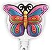 Butterfly Rubber Retractable Badge Holder