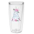 Wedding Cake 16 oz Insulated Beverage Tumbler, Clear