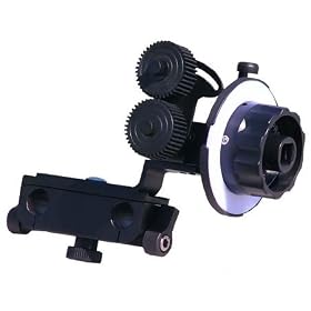 Flycam NEW Reversible V3 Follow Focus for Xl1 Vx2100 Ex3 Hvx200 Dv Hdv & Dslr Cameras with Long Film Lenses
