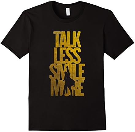 Men's Talk Less Smile More 2XL Black