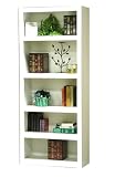 RUSH Bookcase, 72 in, Charles Harris, White finish, 72H x 30W x 12.62D