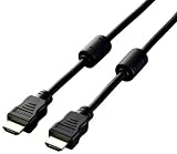 ELECOM HDMI�P�[�u�� �t�F���C�g�R�A 1.5m �u���b�N DH-HD13AN15BK