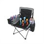 PolarHeat Oversize Quad Chair with 2 Coolers (Green) (38"H x 37"W x 22.5"D)