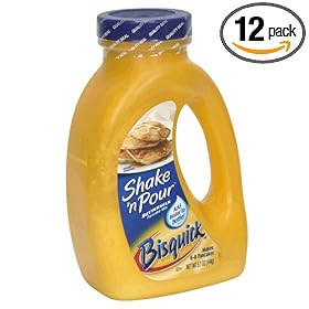 Bisquick Shake 'N Pour Buttermilk Pancake Mix, 5.1-Ounce Containers (Pack of 12)