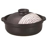 カラー土鍋　６号 １人用　潮騒　IH対応　和風　美濃焼