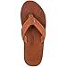 Rainbow Mens Double Layer Classic Leather with Arch Support Sandal - Classic Tan Brown, Medium