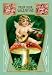 Angel With Mandolin and Mushrooms - 16x24 Giclee Fine Art Print framed in Gold (20x30 finished) Image