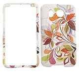 HTC Desire HD/Inspire Flowers with Leaves on White HARD PROTECTOR COVER CAS ....