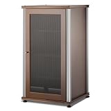 Salamander Synergy 402 A/V Component Cabinet (Walnut/Silver)