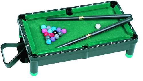 Mini-Billard incl. Zubehör, Größe 21 x 12 cm. Geschenk_185101