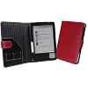Cover-Up Ledertasche f�r Elonex 621EB eReader (Buch-Stil) in Rot