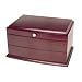 "Megan" Mele Cherry Finish Jewelry Box