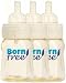 Baby : BornFree Plastic Bottles - 5oz 3pk