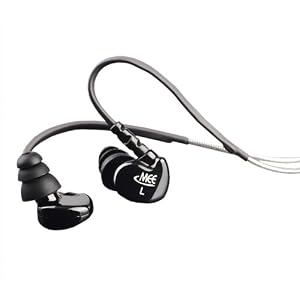MEElectronics M6-BK Sport Sound-Isolating In-Ear Headphones (Black)