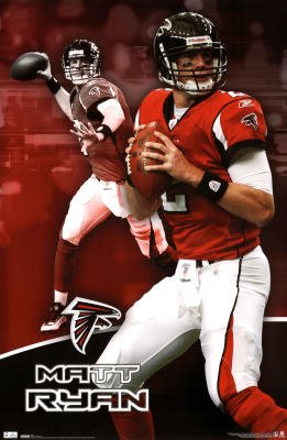 (22x34) Atlanta Falcons Matt Ryan Action Sports Poster Print