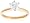 14k Yellow Gold Round Solitaire Diamond Engagement Ring (1 ct, H-I Color,  SI2-I1 Clarity), Size 7