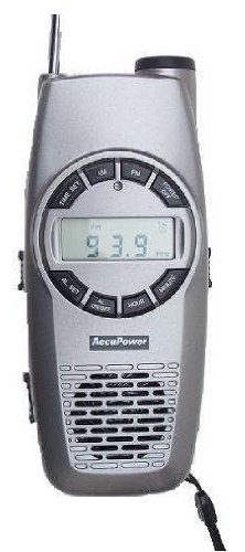 Emergency Crank Radio w/ Universal Charger, Light, Clock, Alarm