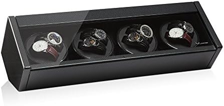 Modalo - Luxurious Watch Winder - Winds up to 8 Watches Simultaneously - Carbon - Made in Germany