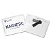 C-Line Magnetic Name Badge Holder Kit, Horizontal, 4 x 3 Inches, Clear, 20/Box (92943)