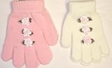 41c5VhgLKfL. SL160  Set of Two Magic Stress Gloves Trimmed with Pearl Center Satin Carnations for Toddlers Ages 1 3 Years.