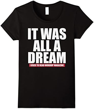Women's Notorious BIG Biggie Smalls It Was All A Dream Shirt-01 Small Black