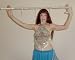Silver Beaded Halter/Bra Cover with Coins