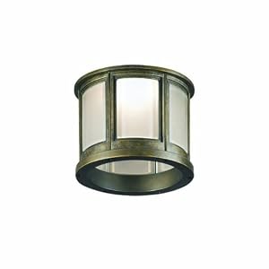 Casablanca KGC10W-624 Exclusive Heritage Beveled-Glass Lantern with Frosted Opal Glass,... by 