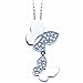 Twofold Butterfly Diamond Pendant With Chain