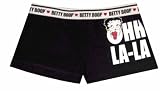 Betty Boop - Ohh La-La Fold Top Black Sleep Shorts for women