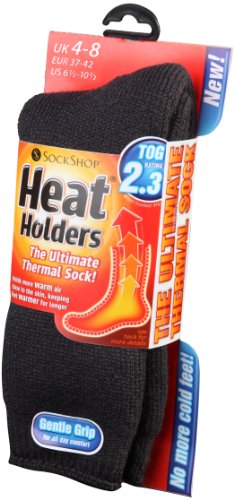 Heat Holders Thermal Socks, Womens Original, US Shoe Size 5-9, Charcoal