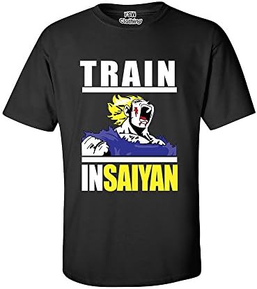 Train Insaiyan Gym Workout Goku DBZ Fieza Dragon Ball Z T-Shirt