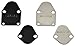 Moroso 65391 327-427 Gold Anodized Aluminum Fuel Pump Block-Off Plate