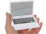 (ココ)COCO　雑貨　大人気 MacBook Air 風 鏡 Mirror　マック ブック エア ミニ ミラー お楽しみカラー （ 白 / 黒 ）