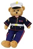 Chantilly Lane 19" American Hero Marines Bear Sings "From The Halls of Montezuma"