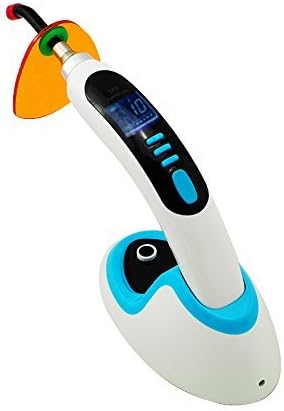 SiriusJoy 5W CL6 Dental Wireless Cordless LED Dental Curing Light Lamp1400MW With Teeth Whitening Accelerator (Blue)