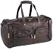 David King Leather Two Pocket Duffel Bag - Cafe