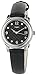 Timex Women's T2N450 Elevated Classics Swarovski Crystals Black Leather Strap Watch