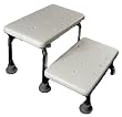 MedMobile 2-in-1 Bath Step and Bath Seat with Drainage Holes and Non-slip Robber Feet