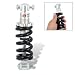 Black Bike Bicycle Metal Suspension Bumper Spring Shock Absorber Black Bike Bicycle Metal Suspension Bumper Spring Shock Absorber
