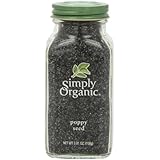 Simply Organic Poppy Seed Whole Certified Organic, 3.81-Ounce Container