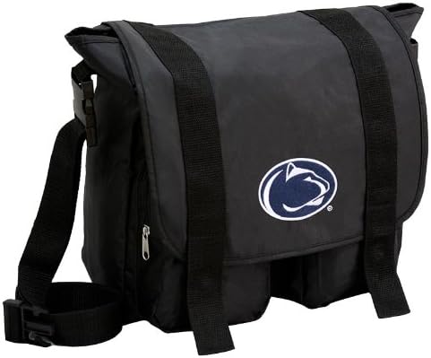 The Northwest Company Officially Licensed NCAA Sitter Diaper Bag, Black, 12" x 5" x 14"
